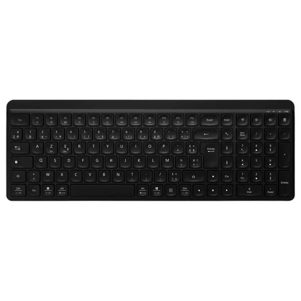 Ultrastille SILENT PRO-toetsenbord - Oplaadbaar - Zwart - T'NB 
