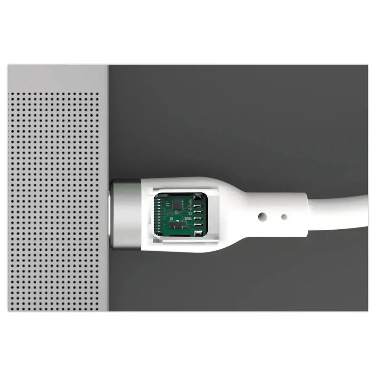 USB-C-kabel 240W 1M - Wit - HYPERTEC 