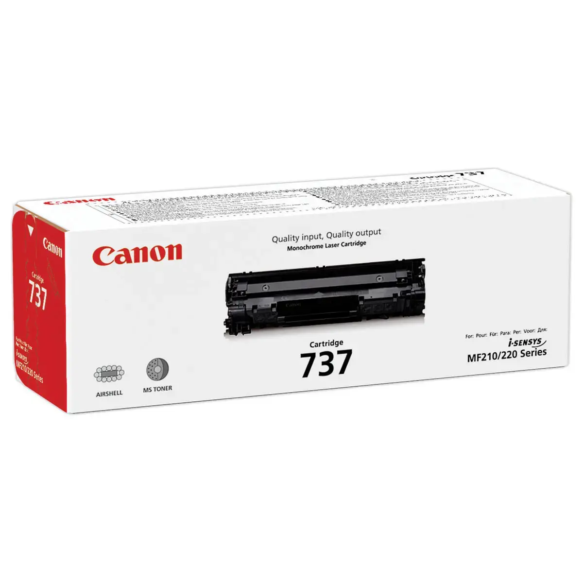 Toner CANON CRG737 zwart