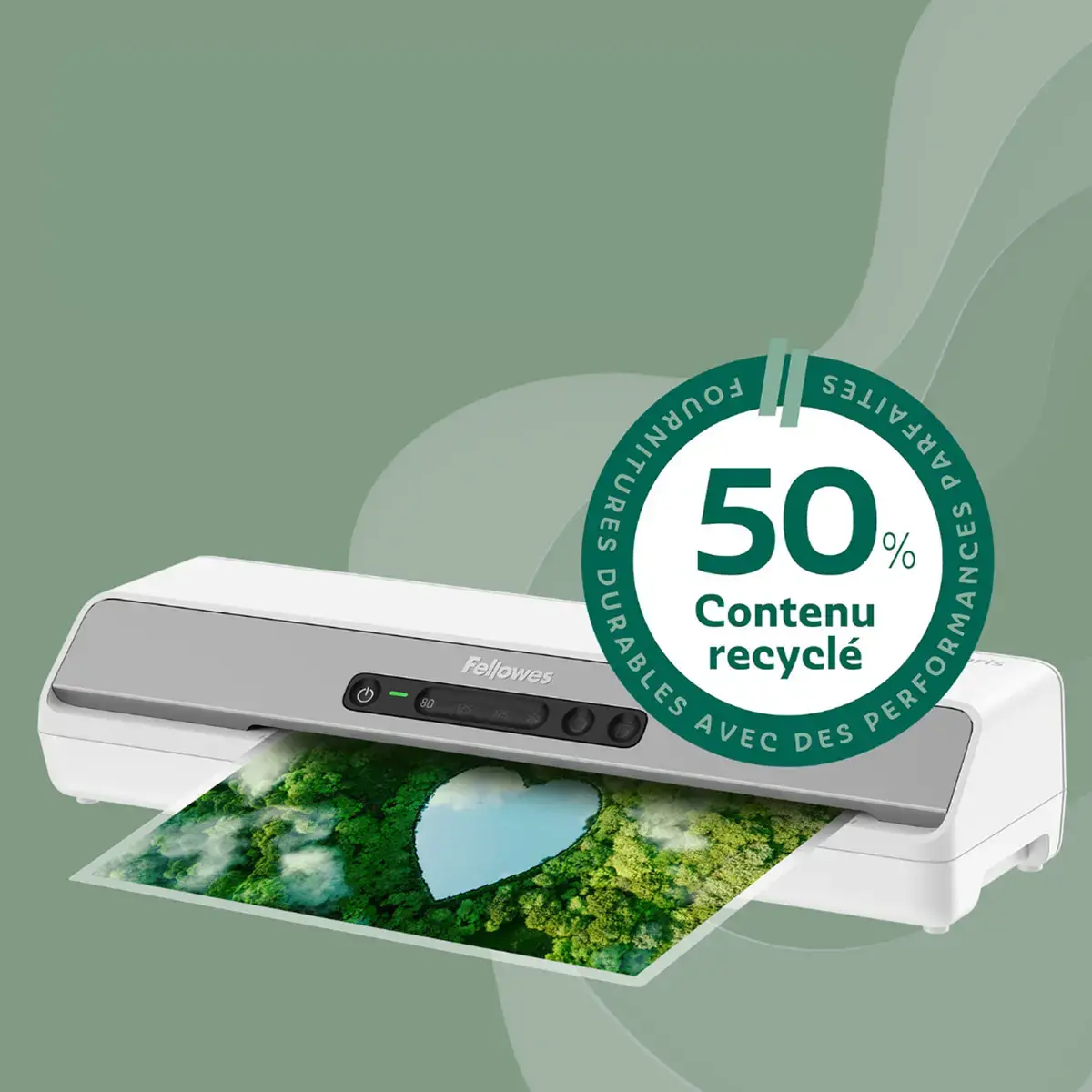 100 lamineerhoezen A6 licht glanzend gerecycleerd materiaal