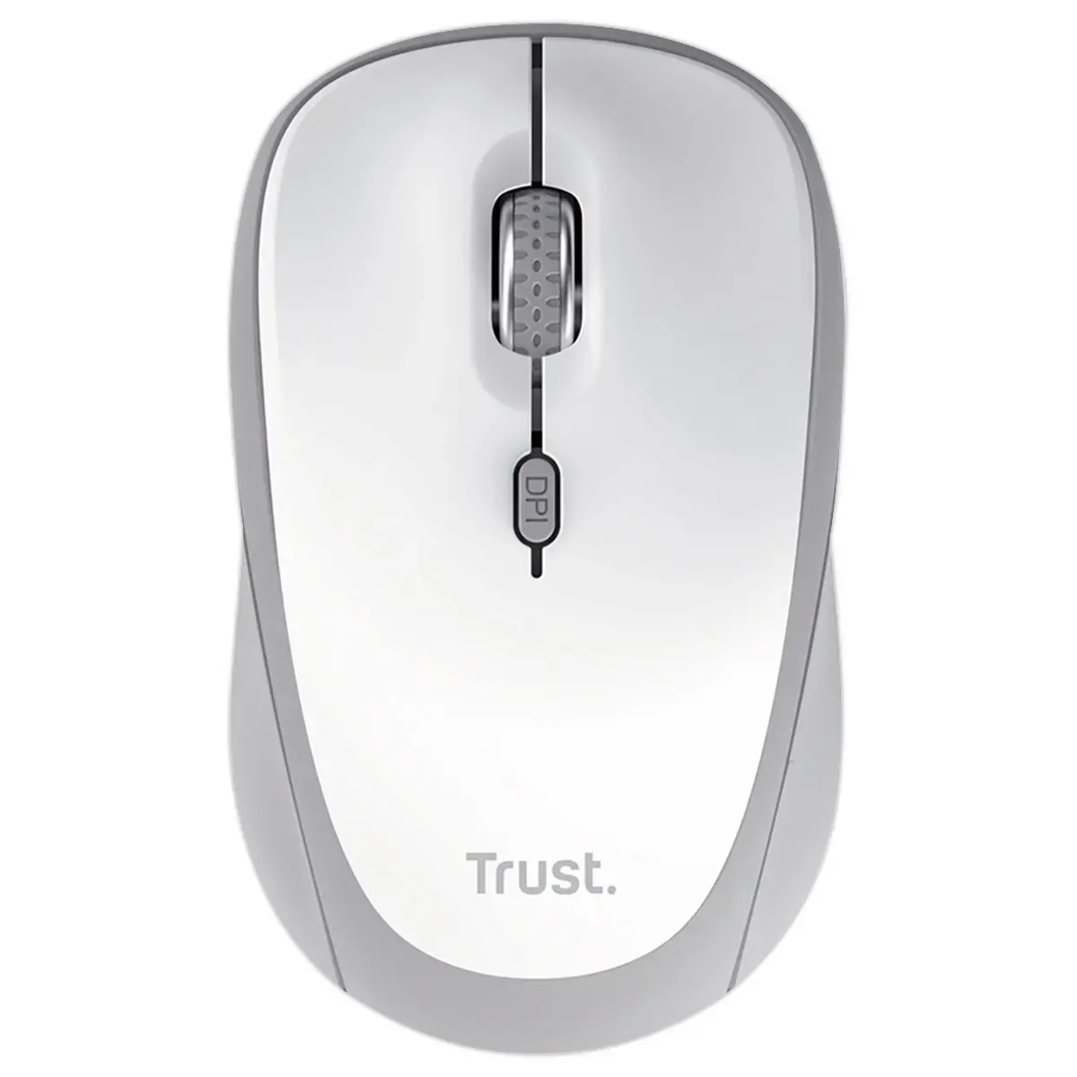 Draadloze Muismodel Yvi+ Stil - Gerecycled - Wit - TRUST