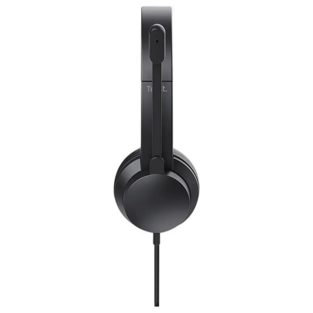Lichtgewicht & Comfortabele AYDA Headset met Microfoon - Zwart - TRUST
