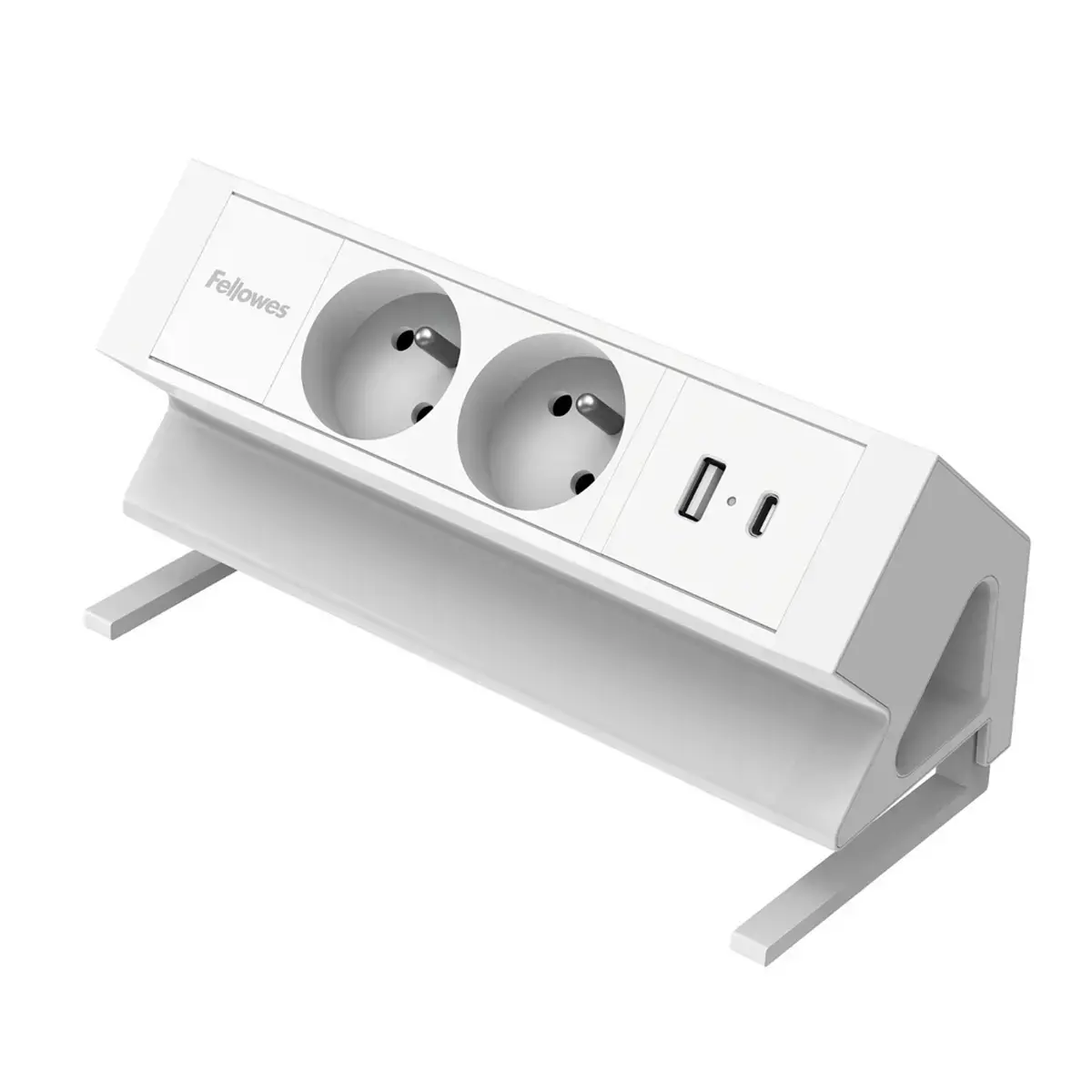 Elektrificatie-eenheid - Power Desk 2 - USB-A & USB-C - Wit - FELLOWES