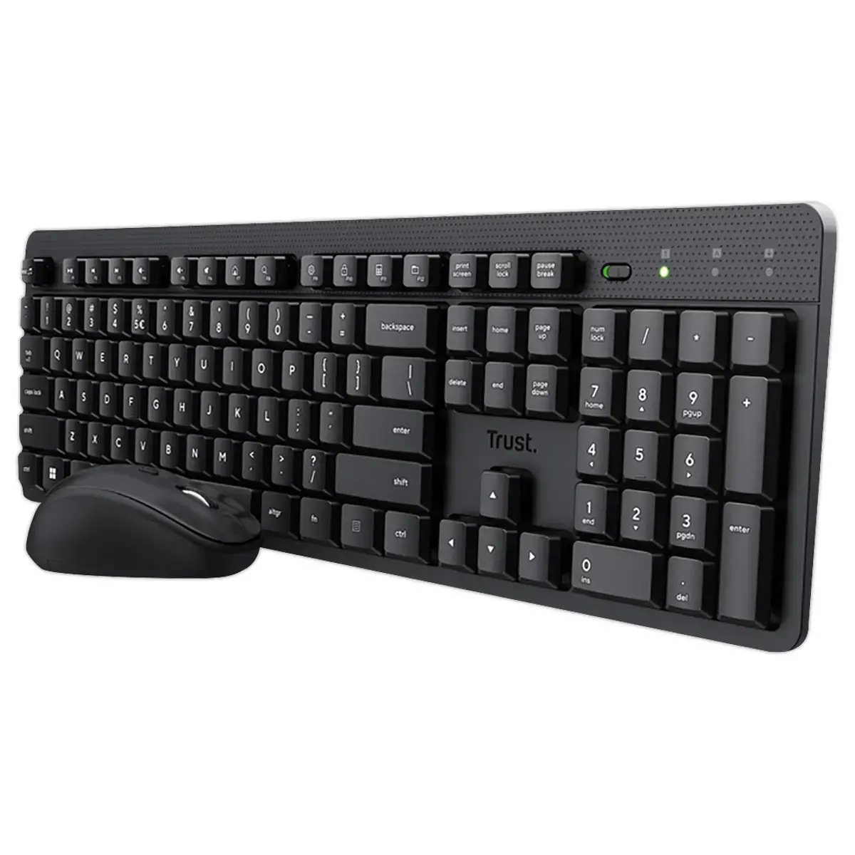 Draadloos Toetsenbord + Muis Set Duurzaam - Zwart - TRUST