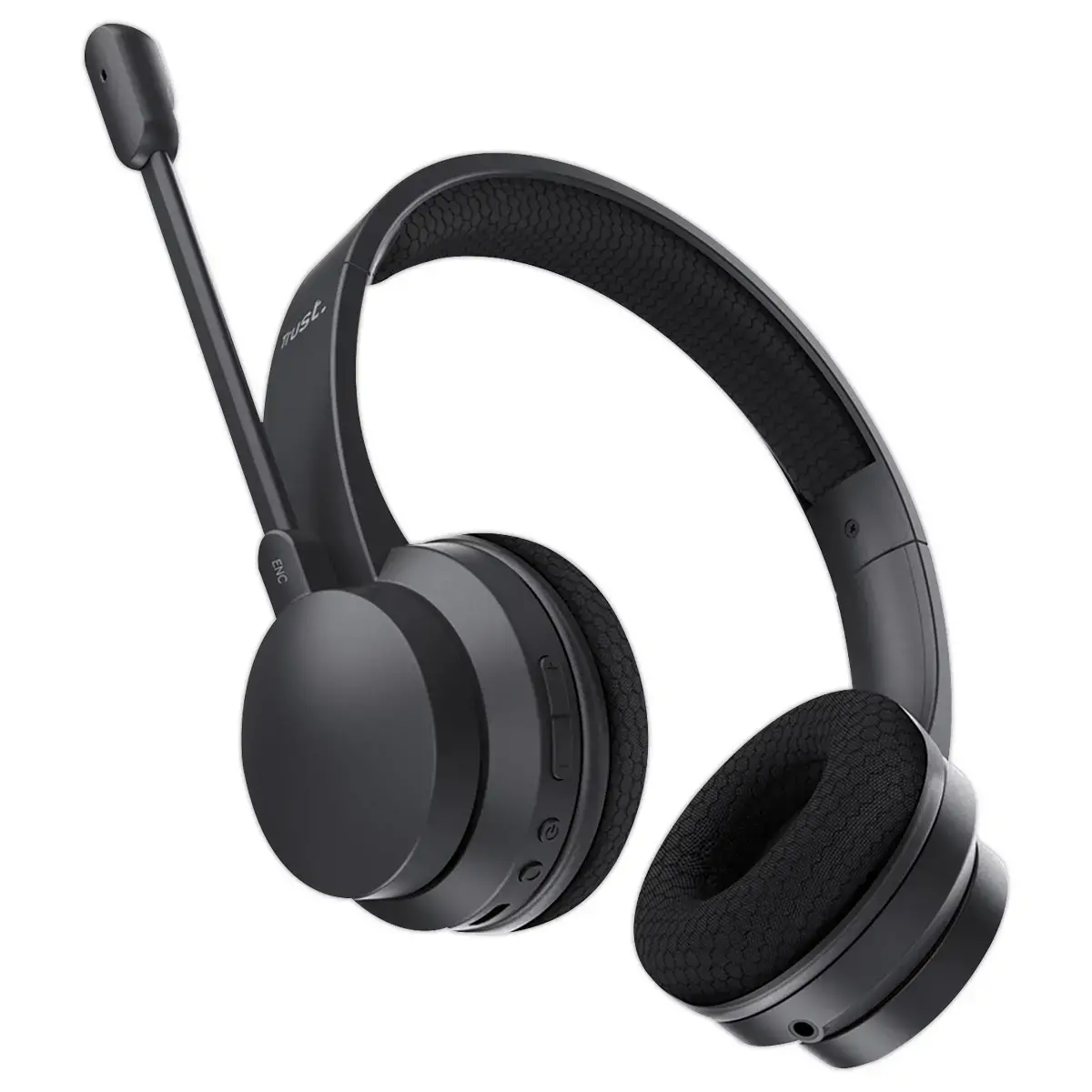 Draadloze PC Headset met Microfoon - Geluidsisolatie & Lange Batterijduur - Zwart - TRUST