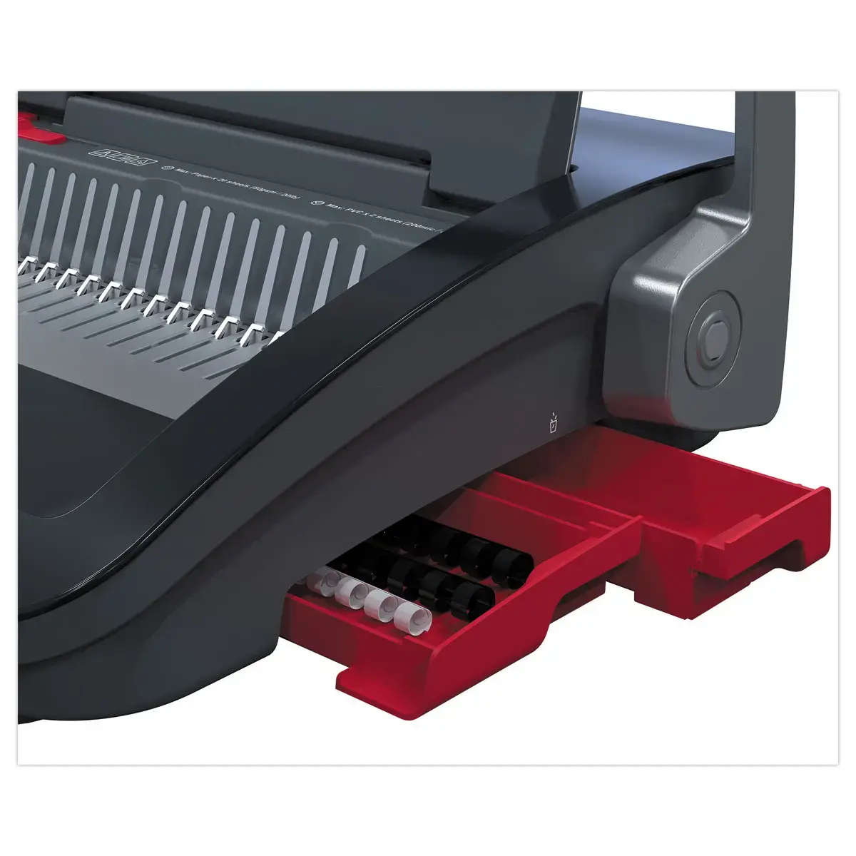 Handmatige perforator Max 20 vellen - Compatibel met A4/A5 - Zwart/Grijs - GBC COMBBIND 