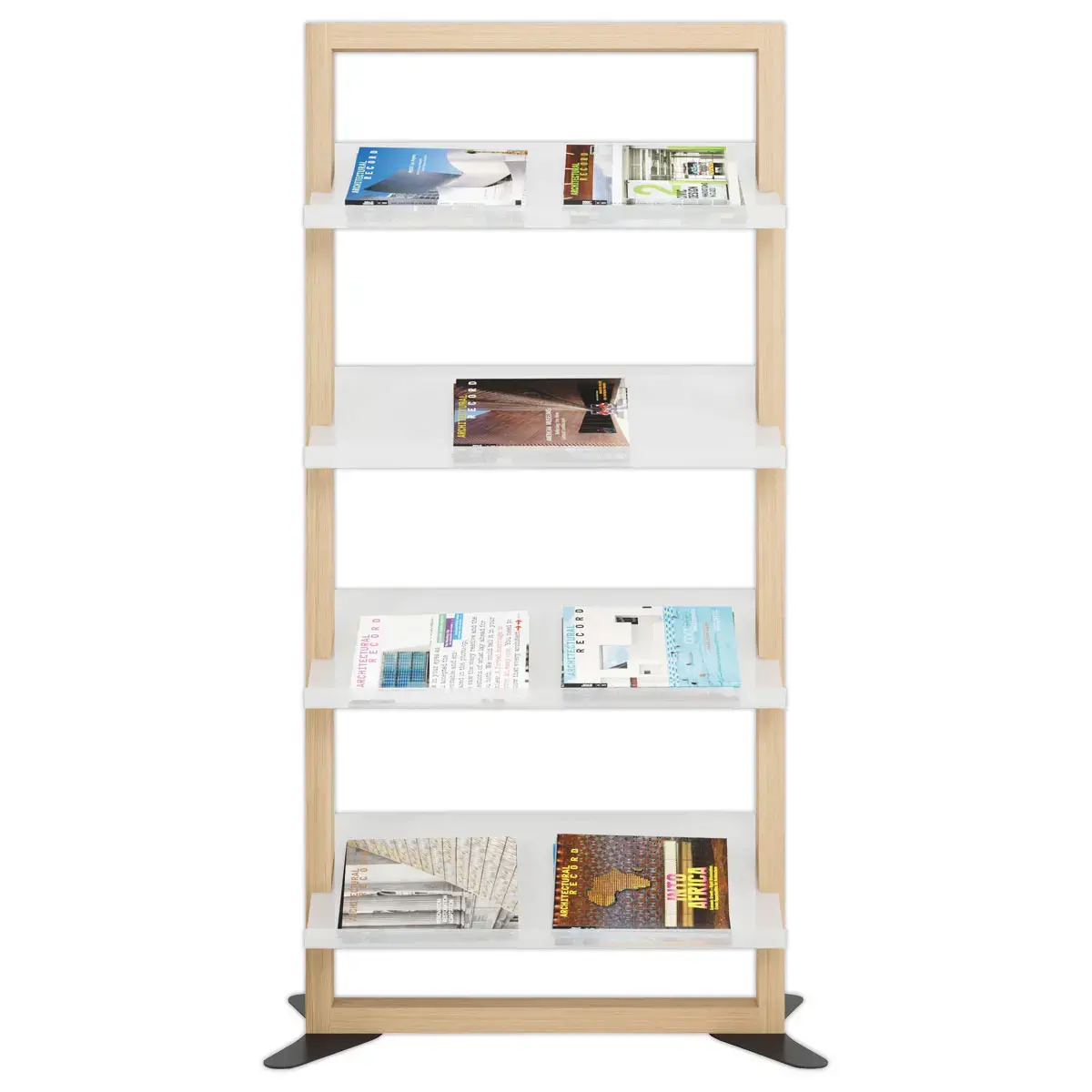 Vloerdisplay met 4 acrylplanken