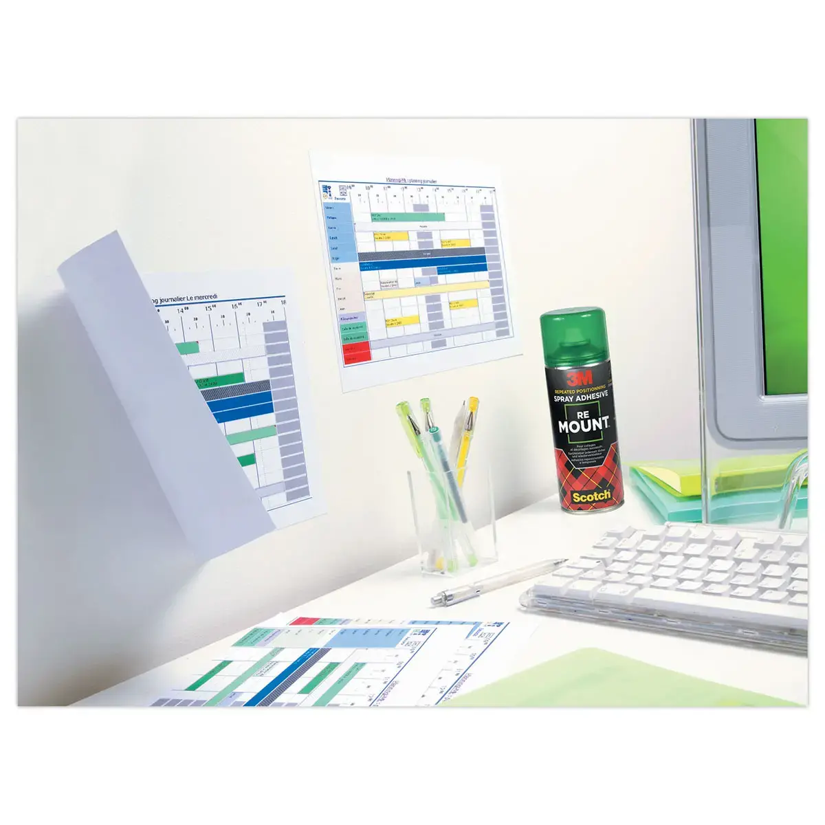 Herkleefbare lijmspray REMOUNT® 3M - 400ml