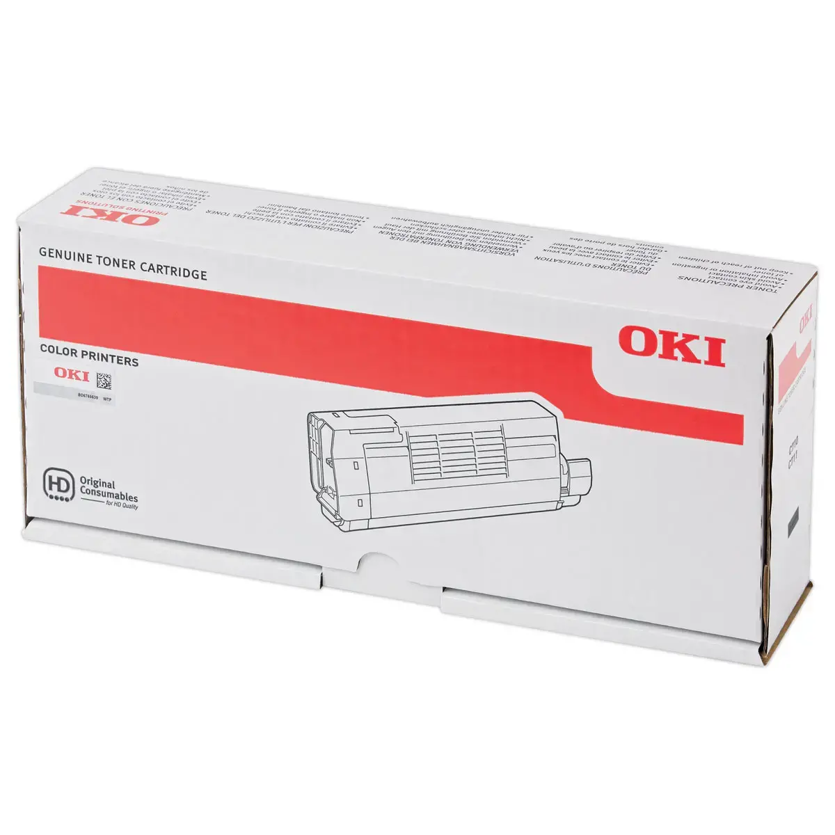 Toner OKI 44318608 zwart