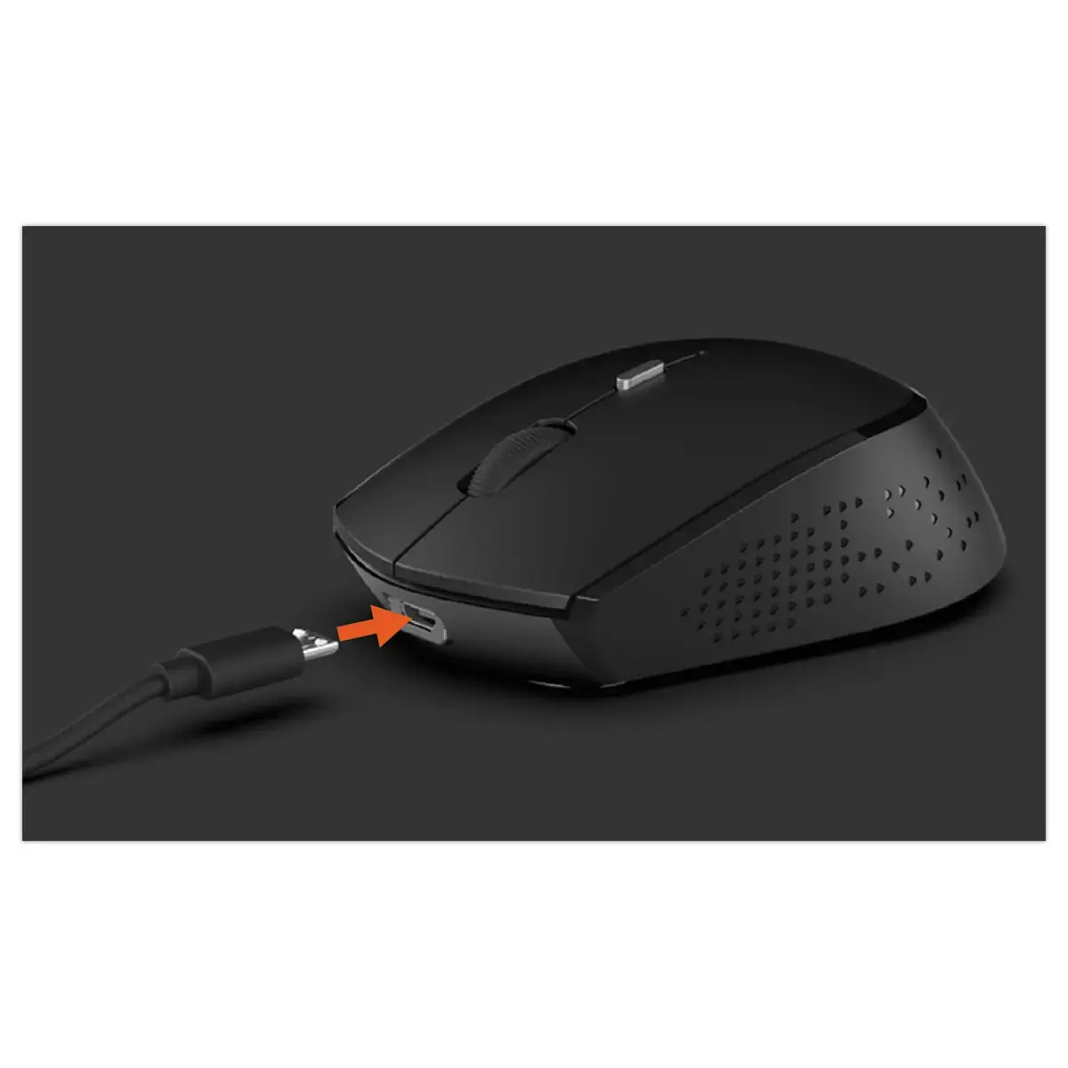 Draadloze muis met dubbele USB-C dongle - Oplaadbaar - MOBILITY LAB