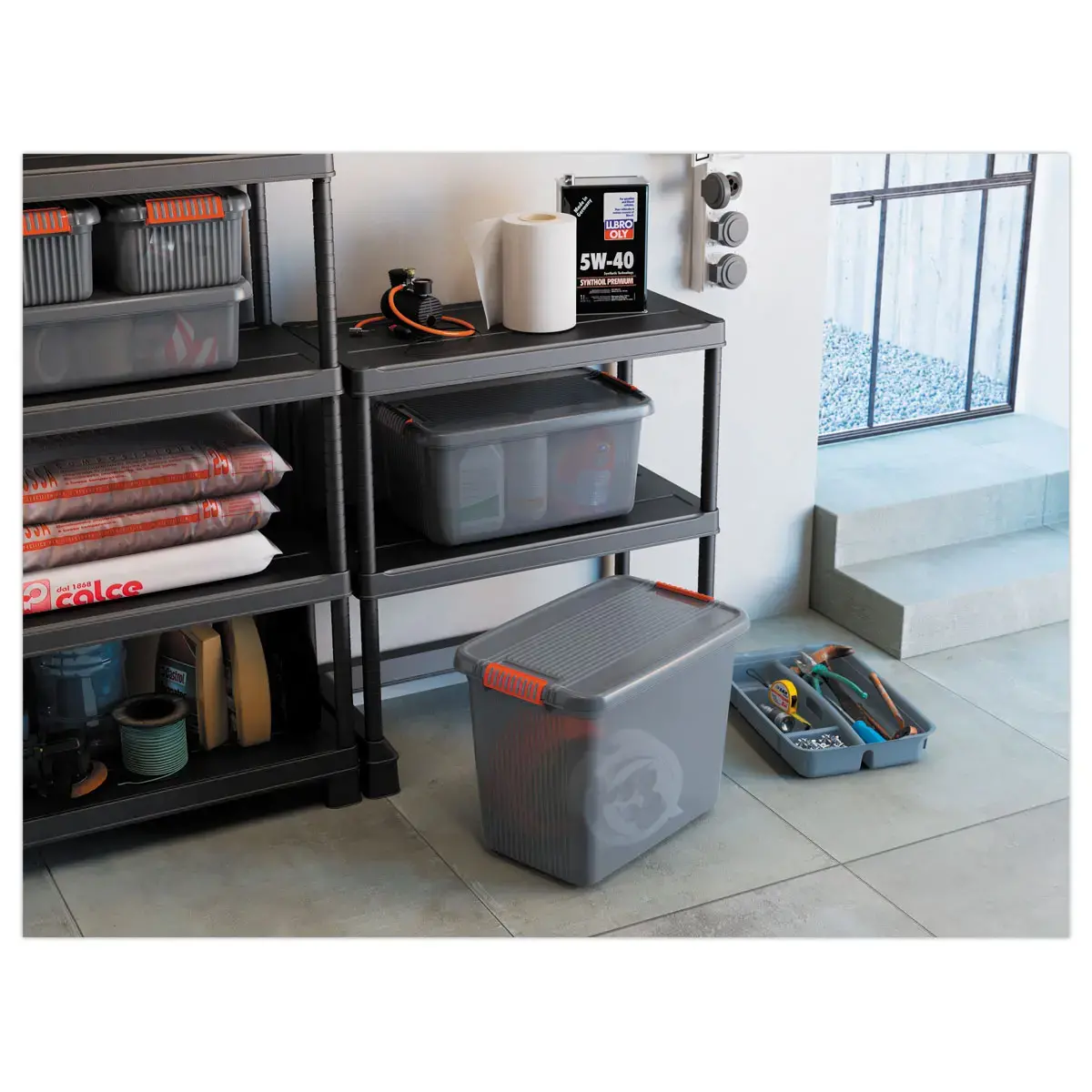 Multifunctionele koffer met sluiting, 28L