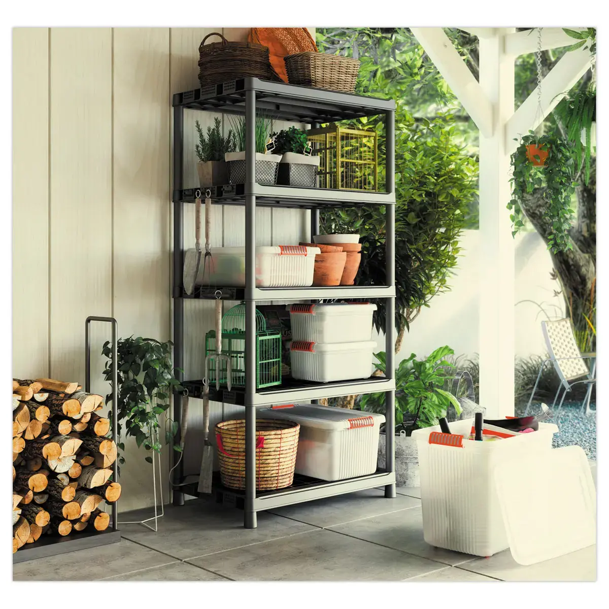 Multifunctionele Opbergdoos Latch Box L 43L - KIS