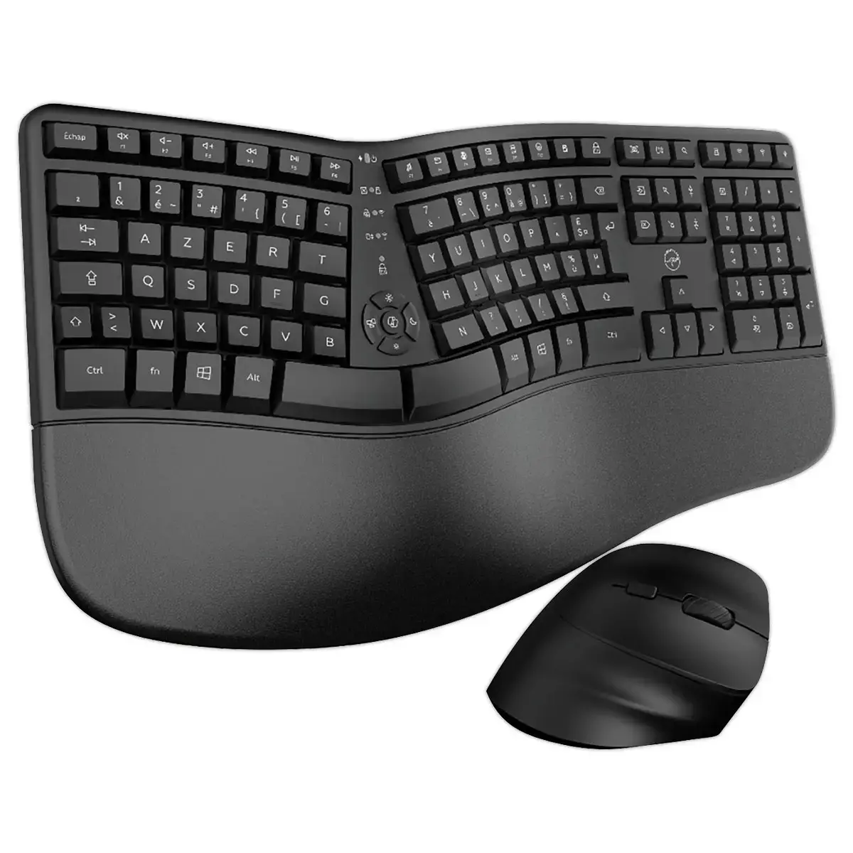 Draadloos Ergonomisch Toetsenbord + Muis Multiverbinding C30W - MOBILITY LAB 