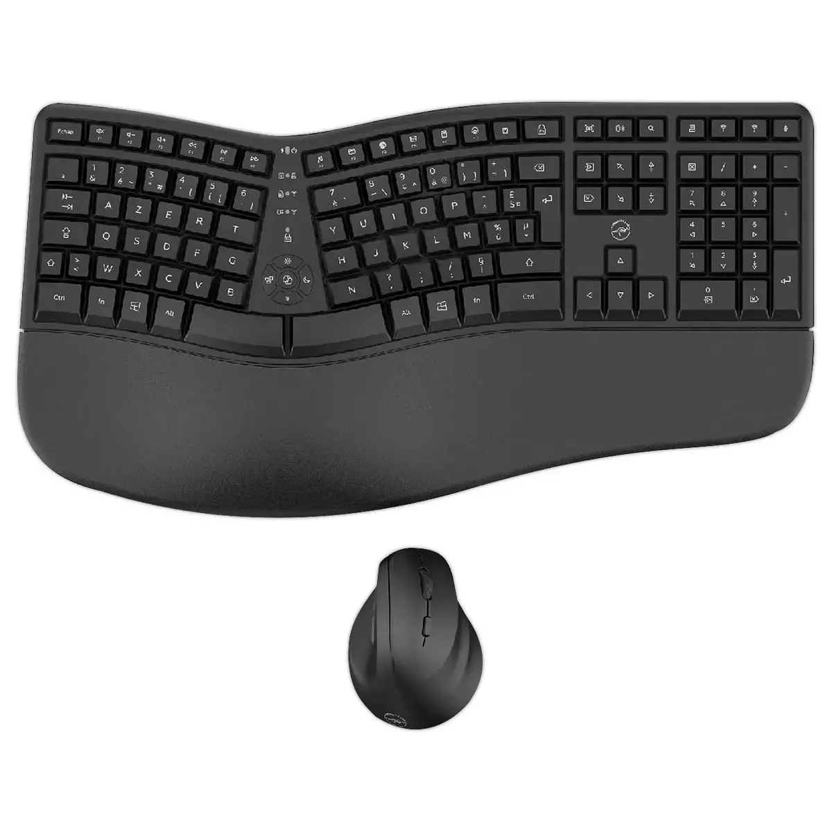 Draadloos Ergonomisch Toetsenbord + Muis Multiverbinding C30W - MOBILITY LAB 