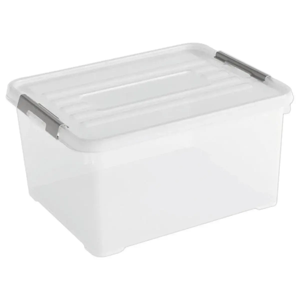 Transparante Doos - Handy Plus 35L met Clips - CURVER