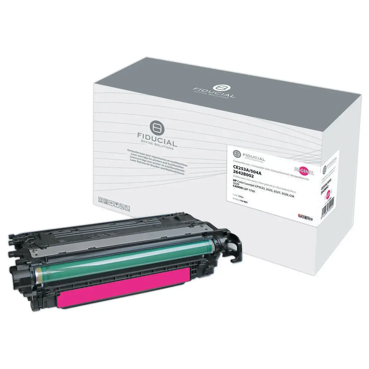 Toner FIDUCIAL magenta compatibel met HP 2642B002
