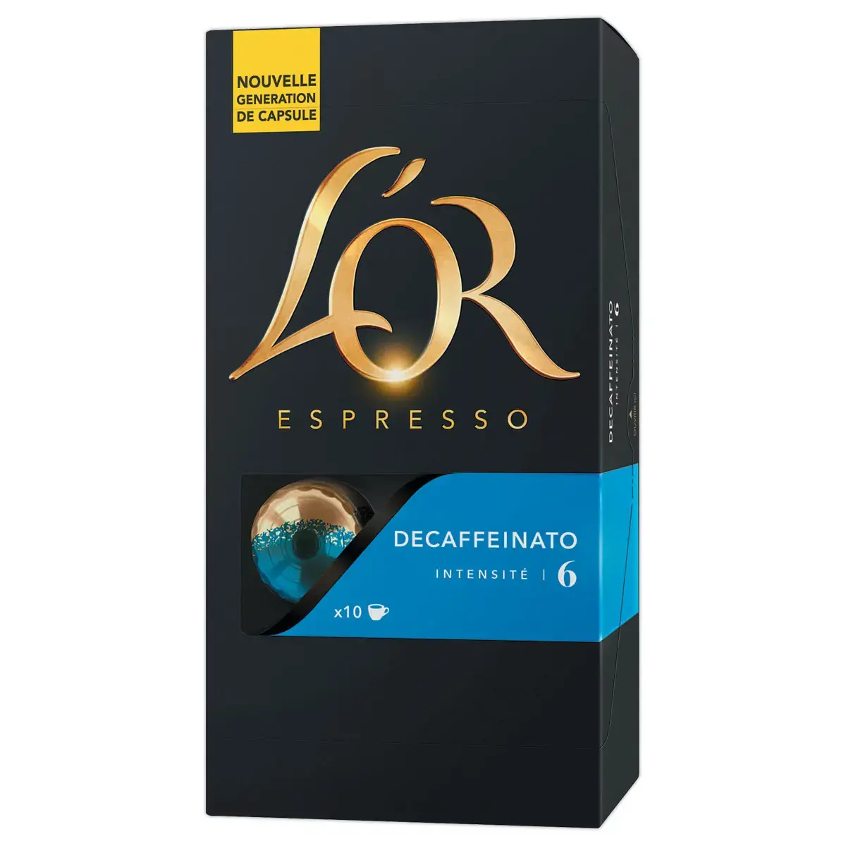 10  Cafe&iuml;nevrije koffiecapsules - Decaffeinato - L'OR ESPRESSO 