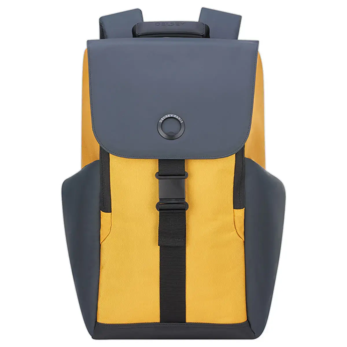 SecurFlap Rugzak 15,6" - Comfortabel & Veilig - Geel - DELSEY