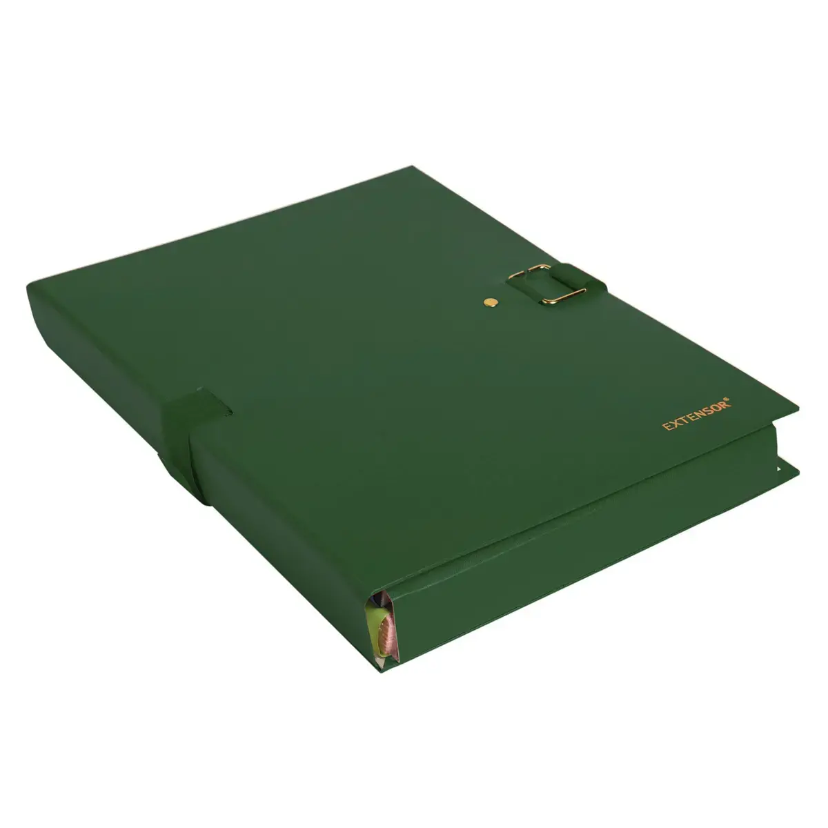 Map met band Extensor - groen - breedte max 16 cm - EXACOMPTA