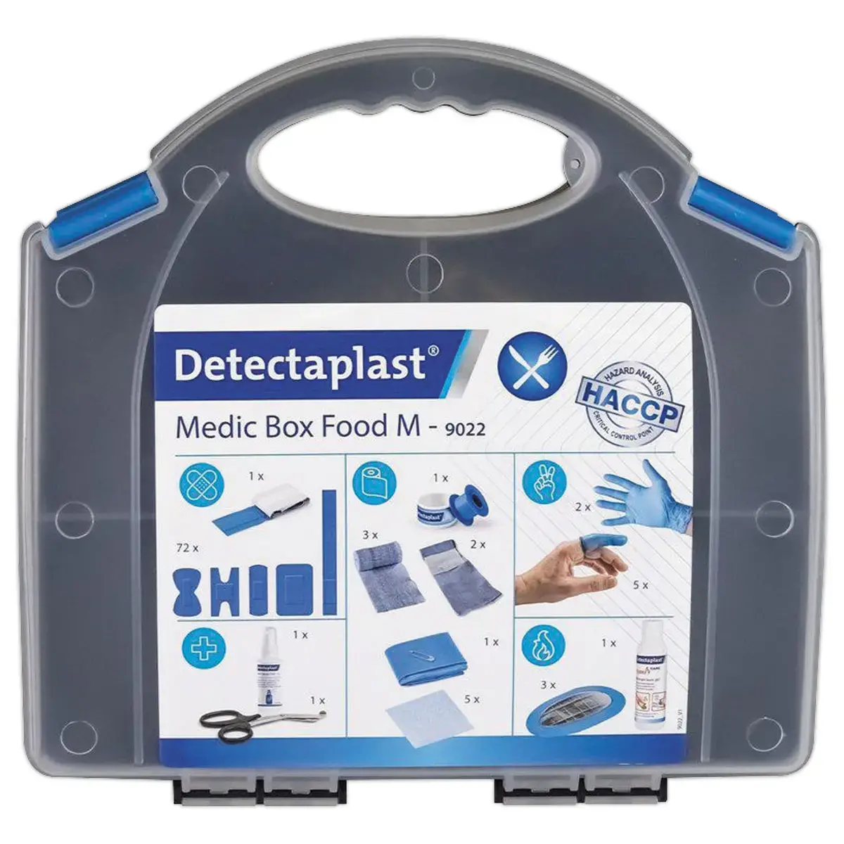 Volledig Multirisico EHBO-doos voor 5/10 personen - DETECTAPLAST