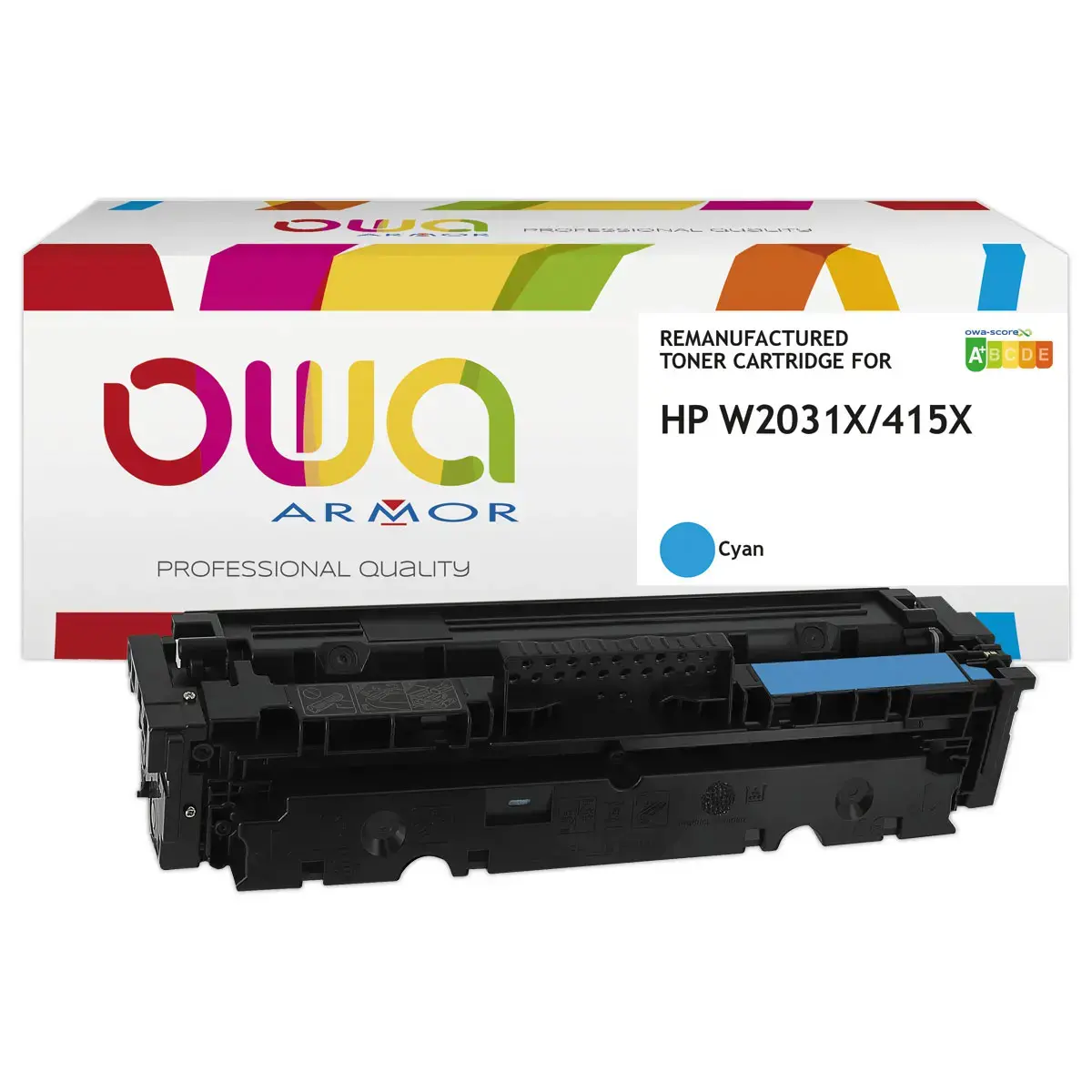 Compatibele toner HP W2031X OWA cyaan