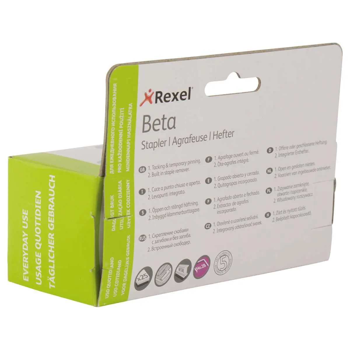 Nietmachine BETA Classic - 25 vellen - Zwart - RAPID