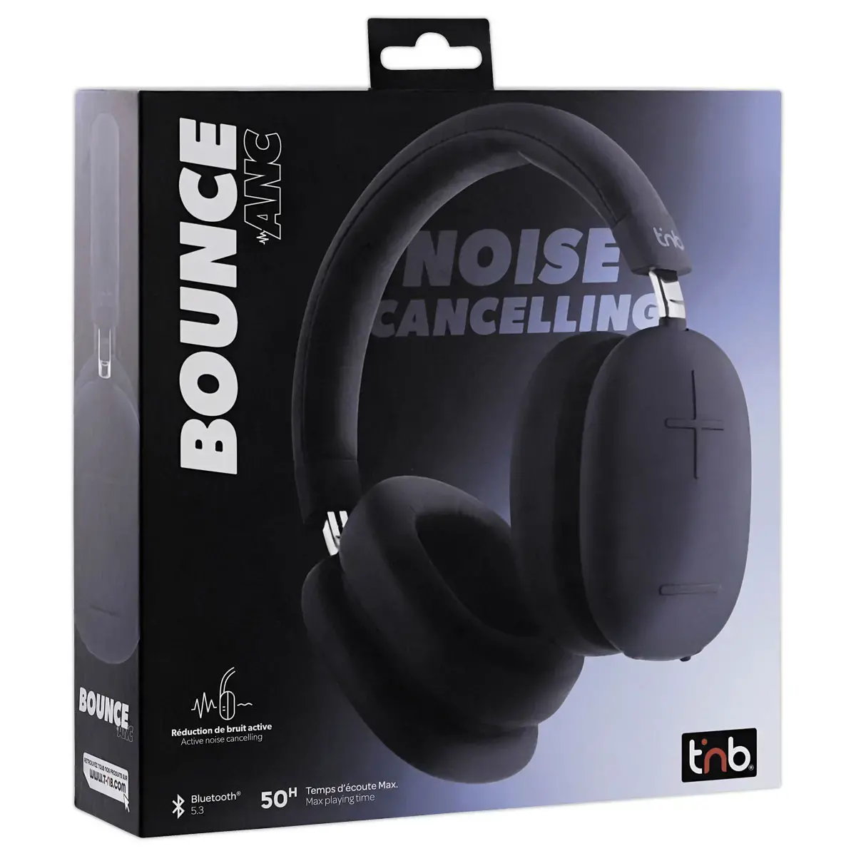 Bluetooth-koptelefoon Bounce - Actieve ruisonderdrukking - Blauw - T'NB