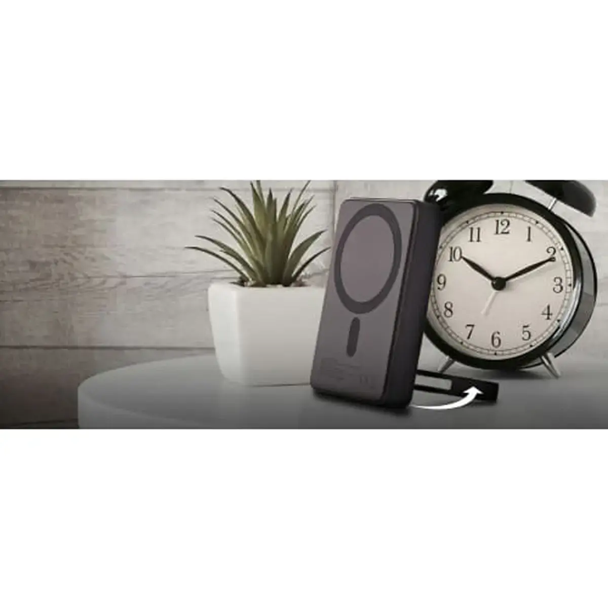 Draagbare Batterij 1000MAH Gerecycled - MagSafe met Houder - T'NB