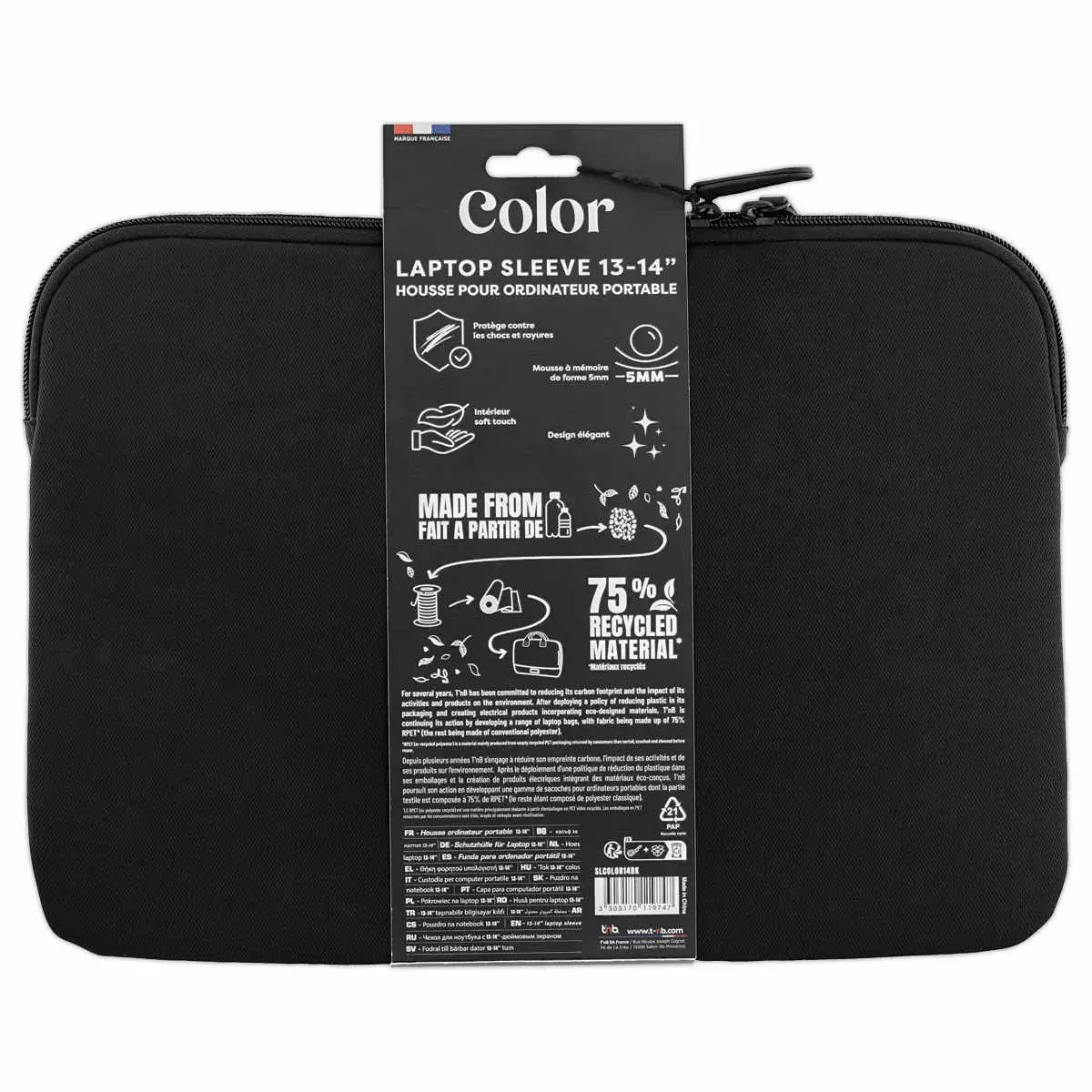 Laptophoes 13-14" T'NB zwart