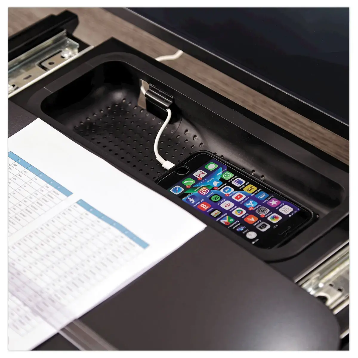 Glijdende document- of PC-houder "Easy Glide" - Fellowes