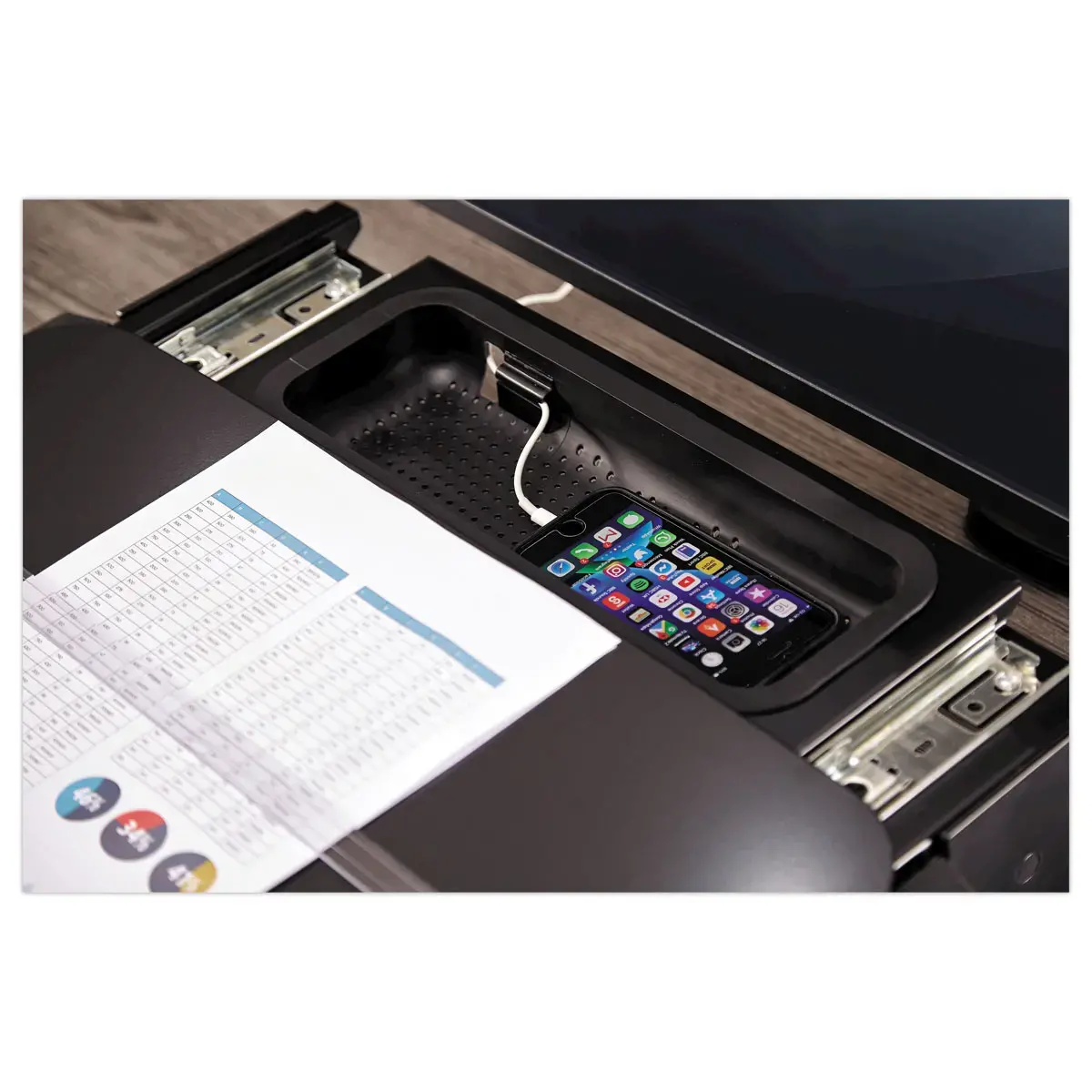 Glijdende document- of PC-houder "Easy Glide" - Fellowes