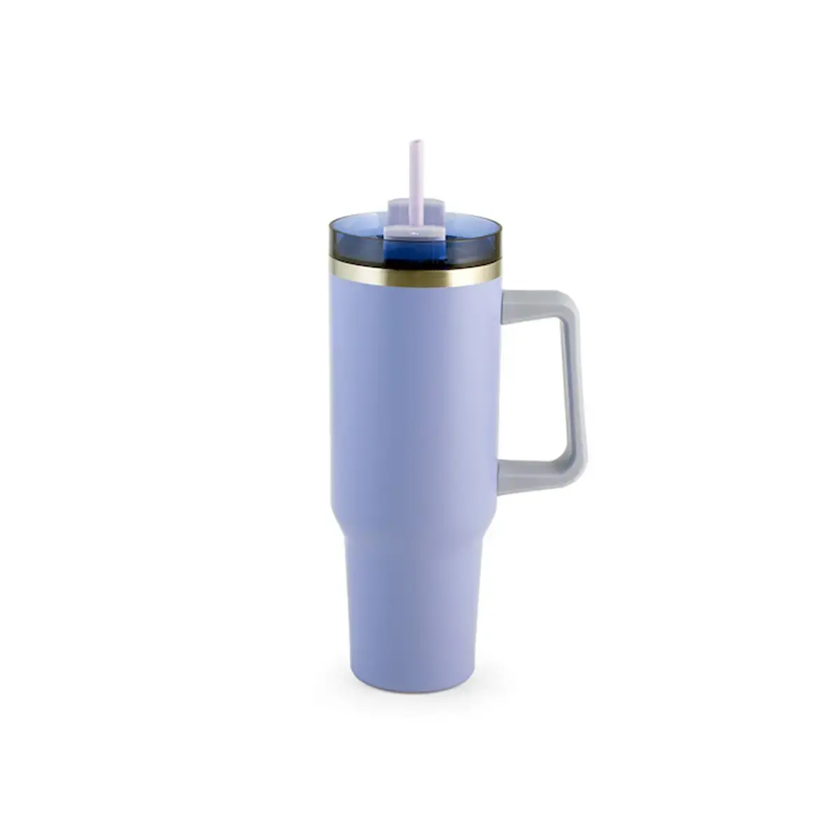 Geïsoleerde gekleurde mok met handvat 1,2L in assorti kleuren
