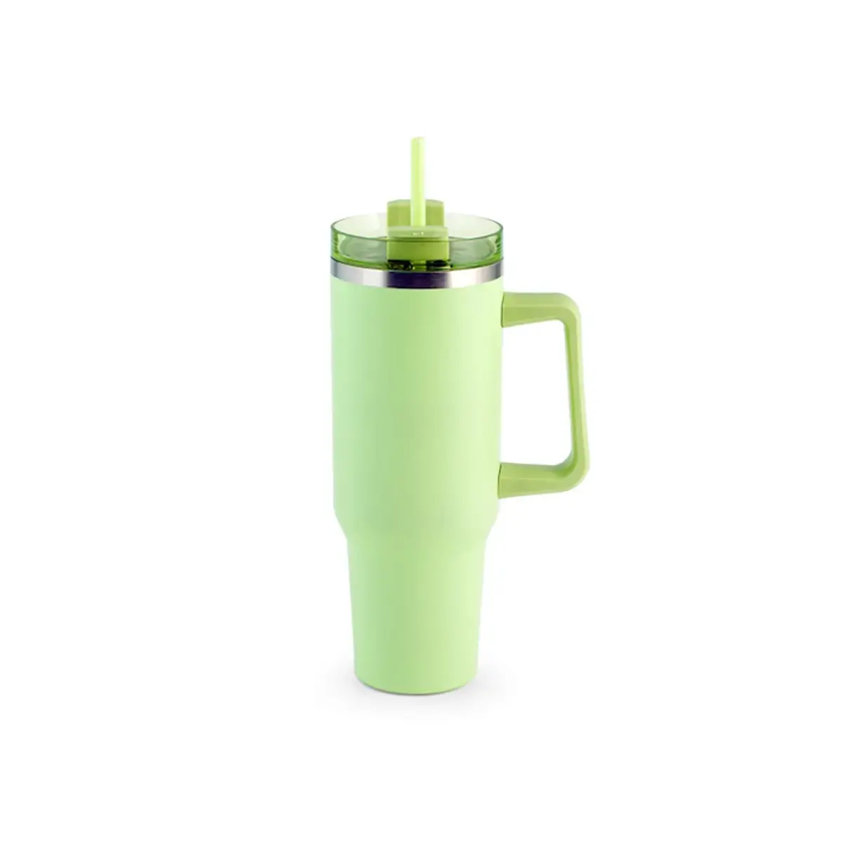 Geïsoleerde gekleurde mok met handvat 1,2L in assorti kleuren