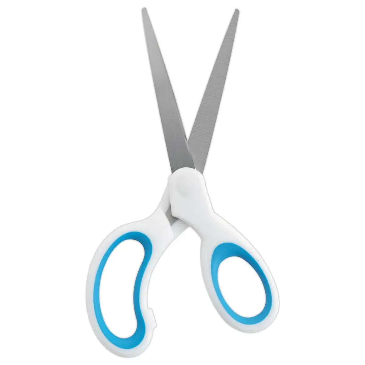 Schaar met spitse punten - asymmetrische kunststof ringen 17 cm