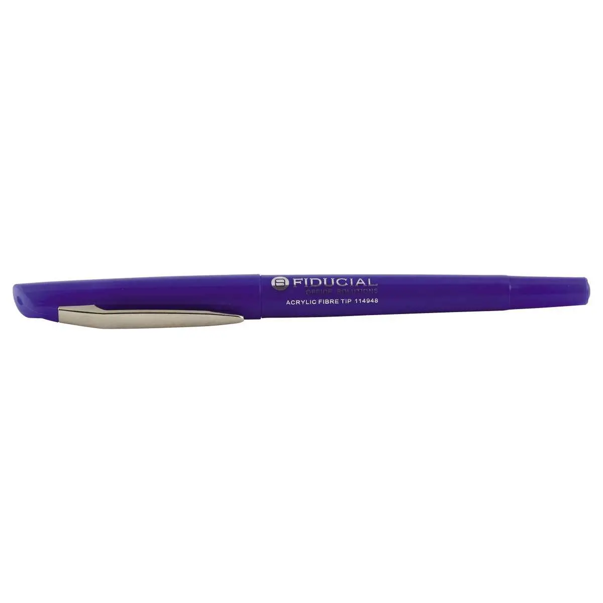 Viltstift FIDUCIAL met dop - Breed schrift in blauw