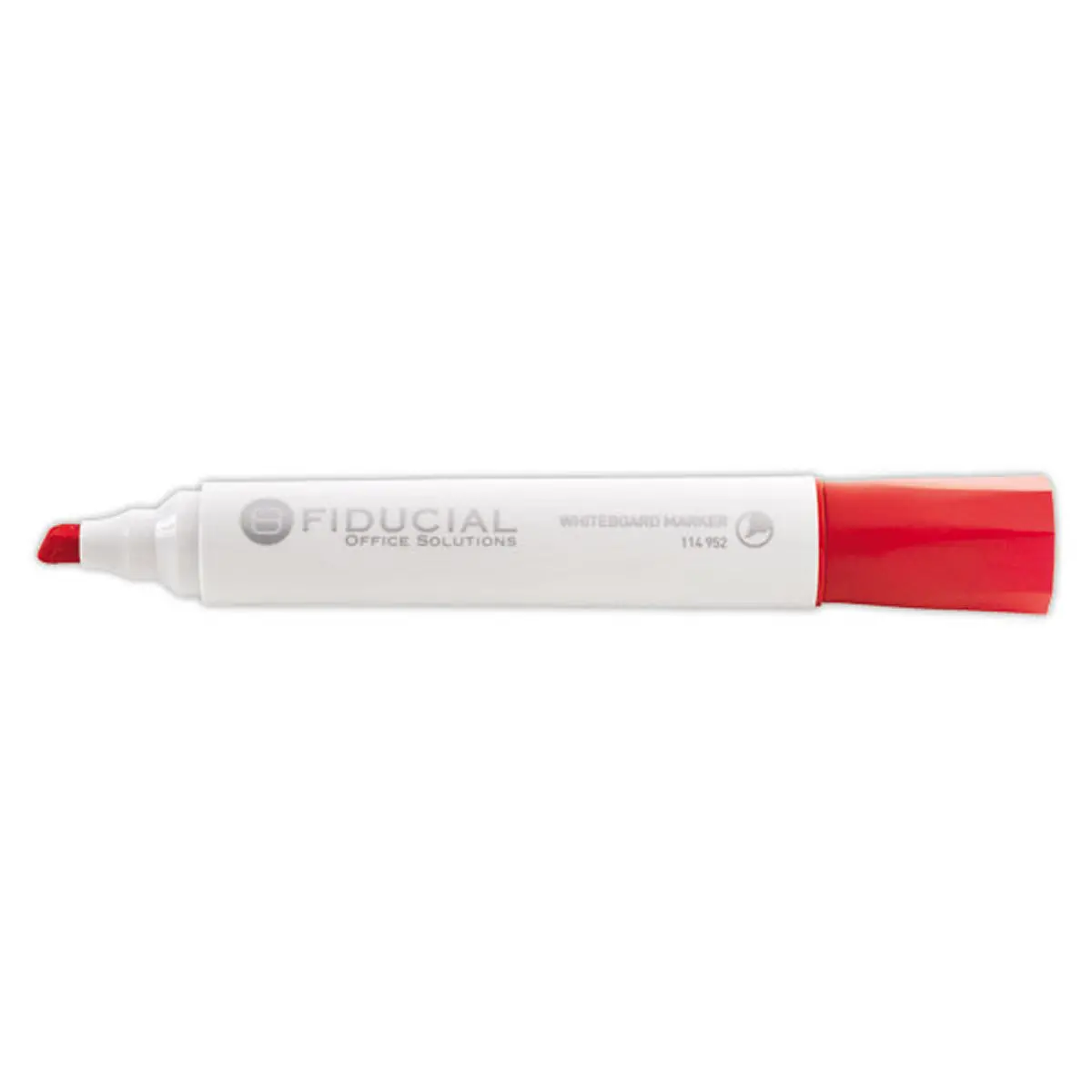 Marker voor whiteboards met beitelpunt - Rood - FIDUCIAL