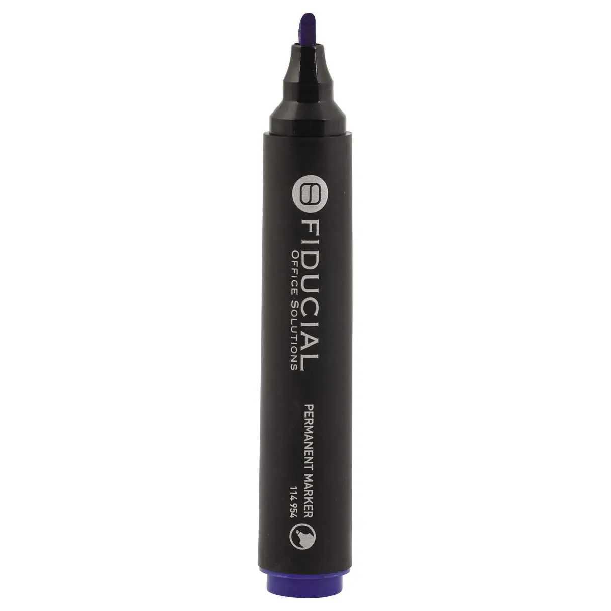 Permanent marker met beitelpunt - Blauw - FIDUCIAL