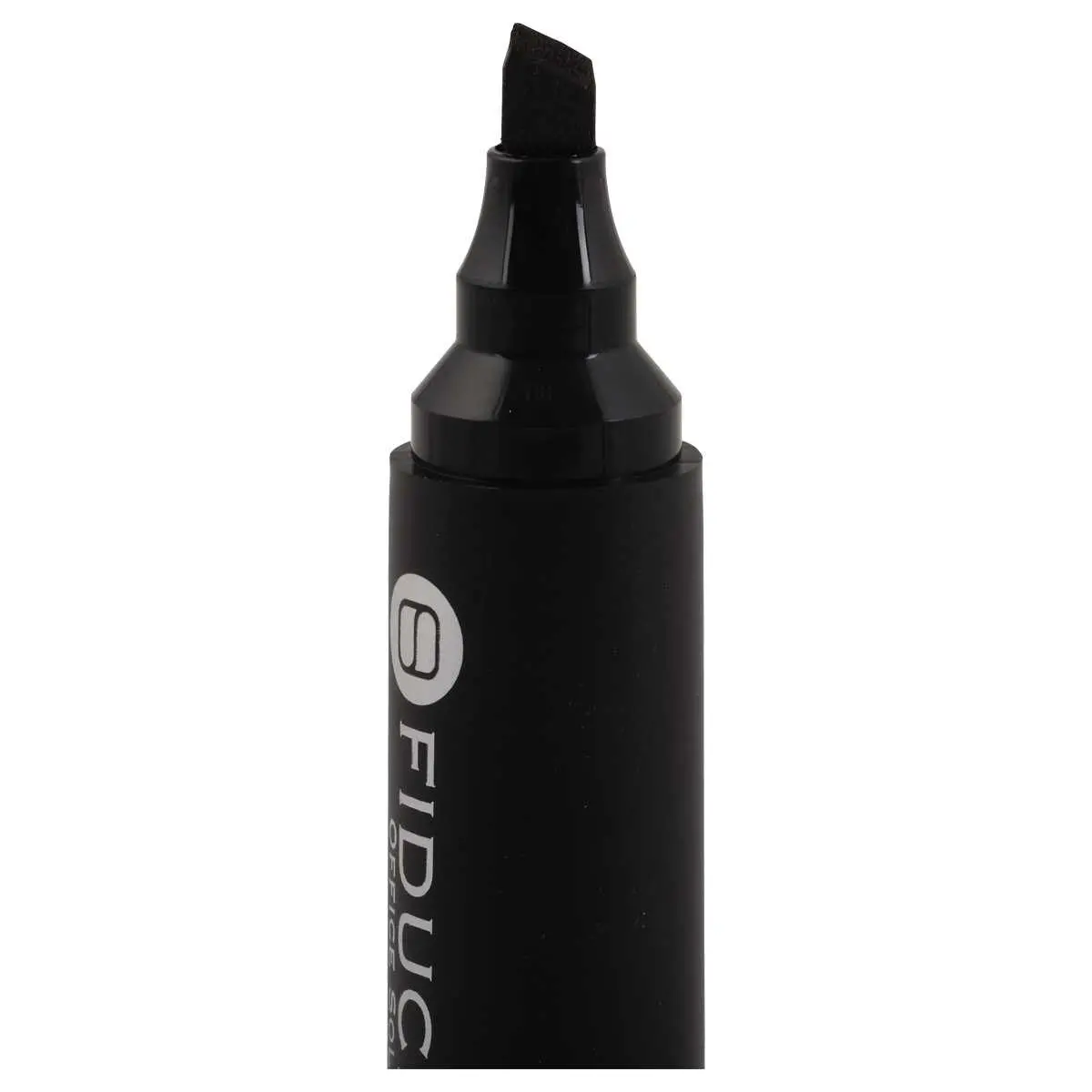 Permanent marker met beitelpunt - Zwart - FIDUCIAL