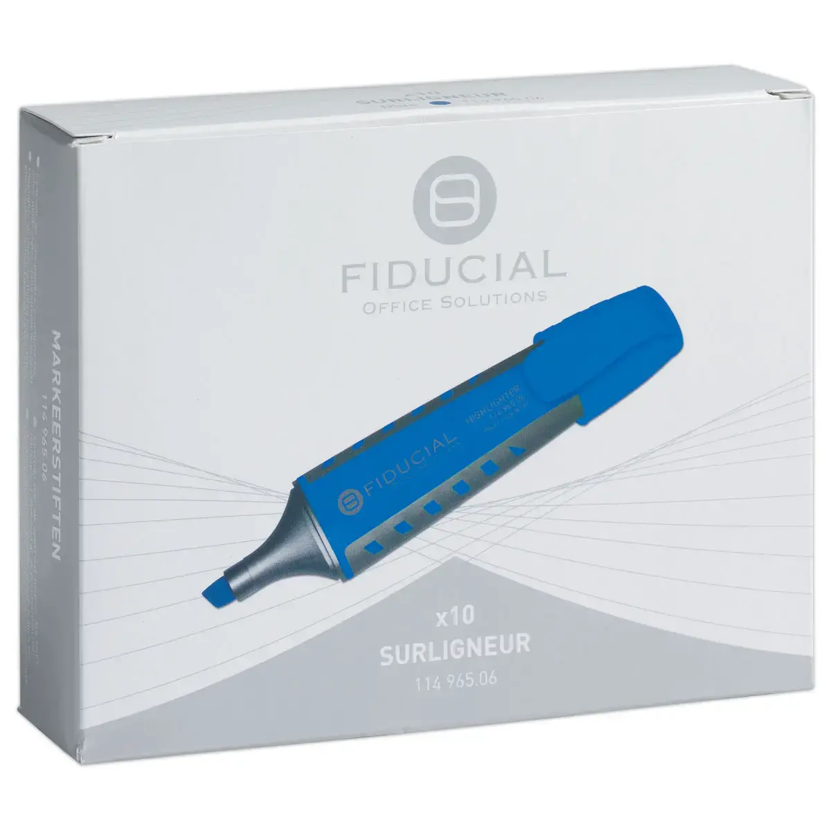 Markeerstift universele inkt - Brede punt - Blauw 