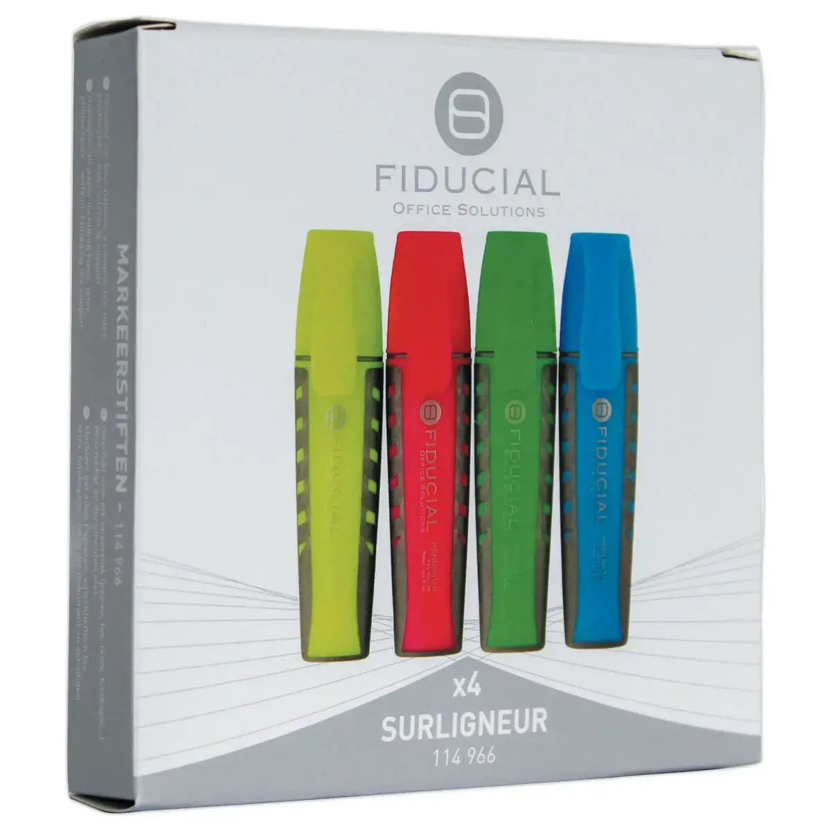 4 Markers FIDUCIAL - brede punt - Assortiment