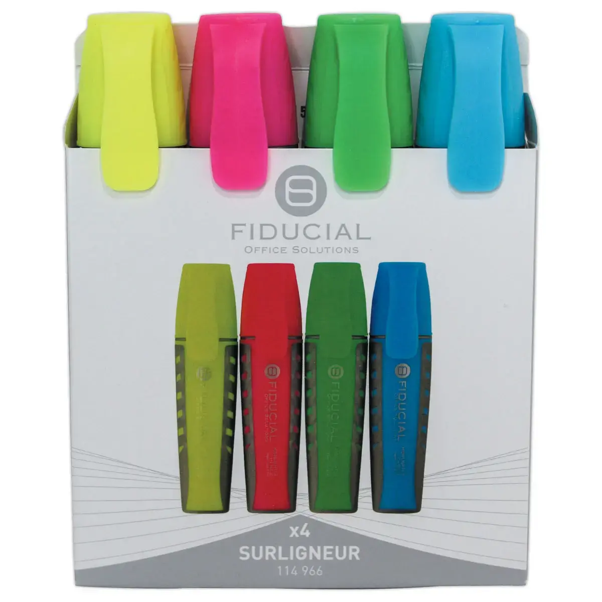 4 Markers FIDUCIAL - brede punt - Assortiment
