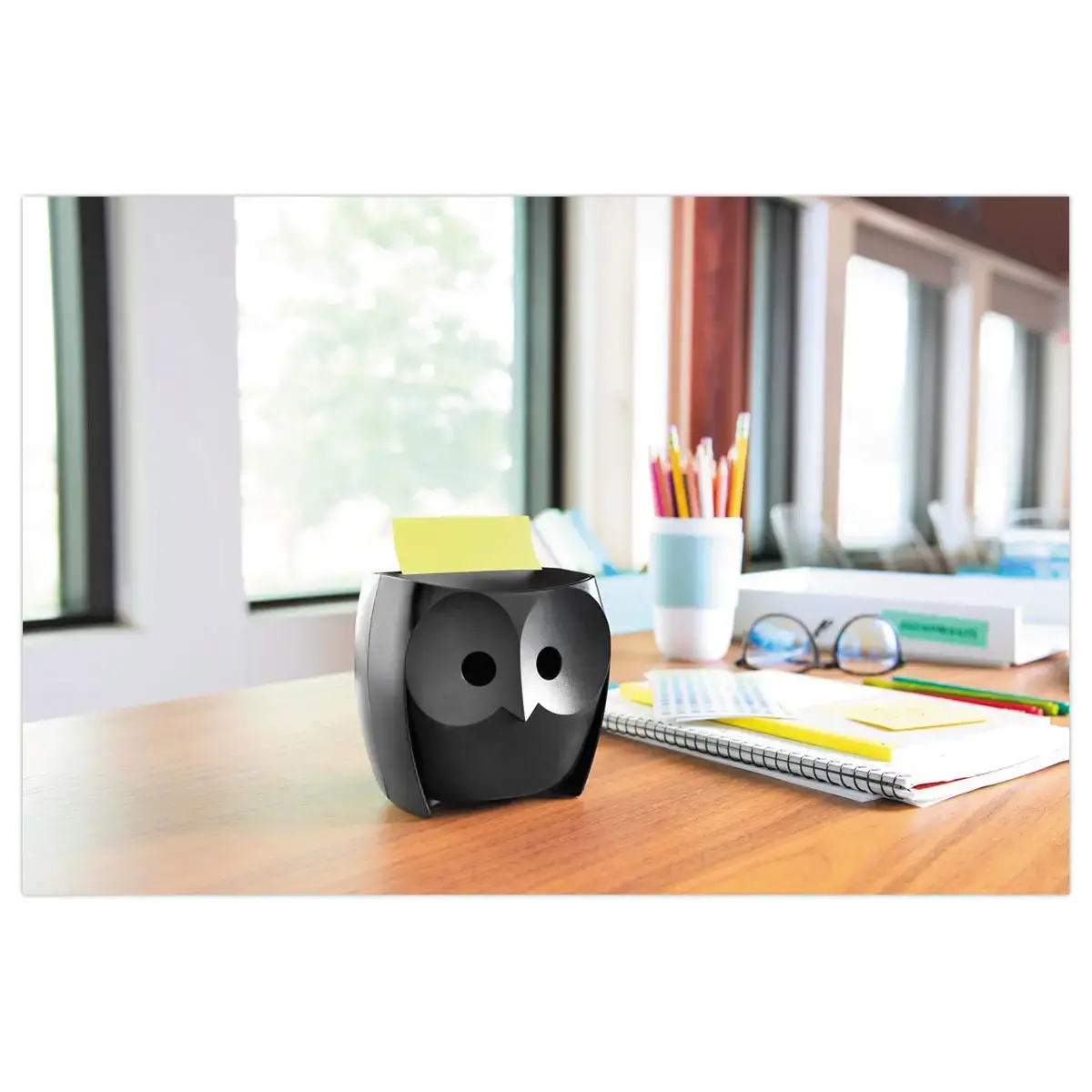 Dispenser Chouette Super Sticky Z-Notes + 2 blokken van 45 blaadjes - POST-IT 