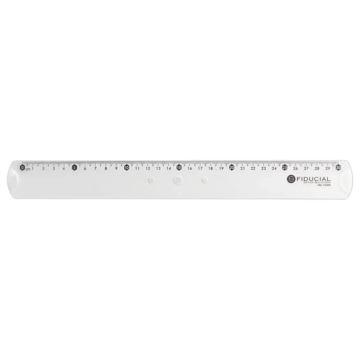 Enkelvoudige meetlat in plastic FIDUCIAL- 30 cm