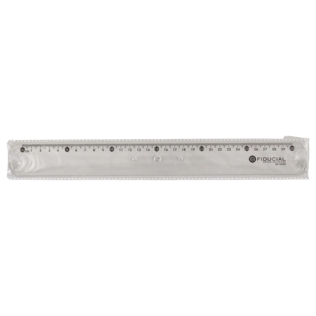 Enkelvoudige meetlat in plastic FIDUCIAL- 30 cm