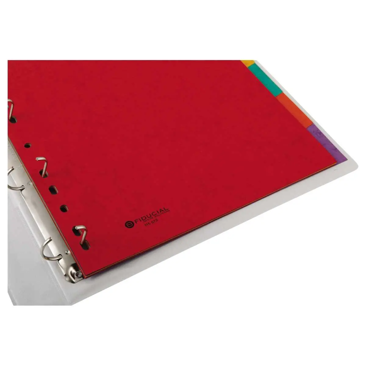 Set tussenbladen glanzend karton 3/10e - A4+ formaat - 6 tabbladen - FIDUCIAL 