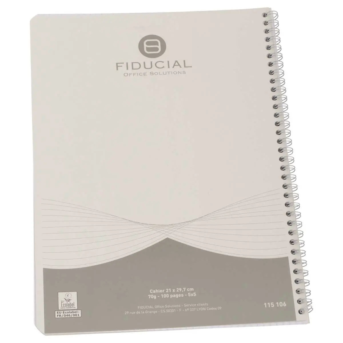 Spiraalschrift FIDUCIAL 70 g - A4 - 100 pg's -5x5