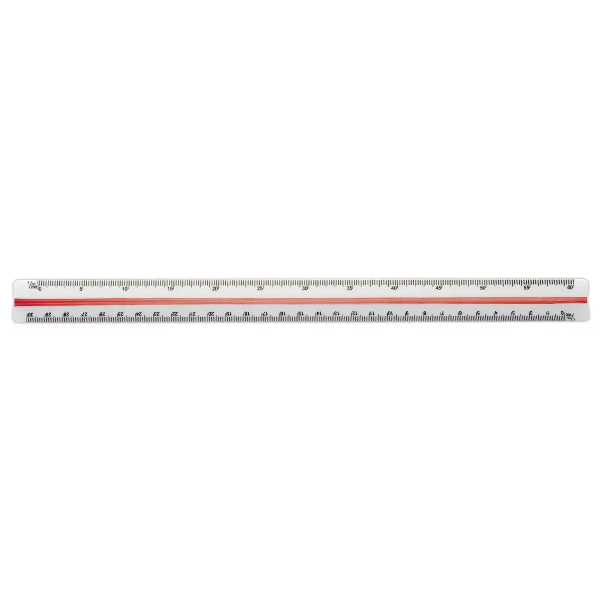 Driehoekige schaalverdeling - Lengte 30 cm