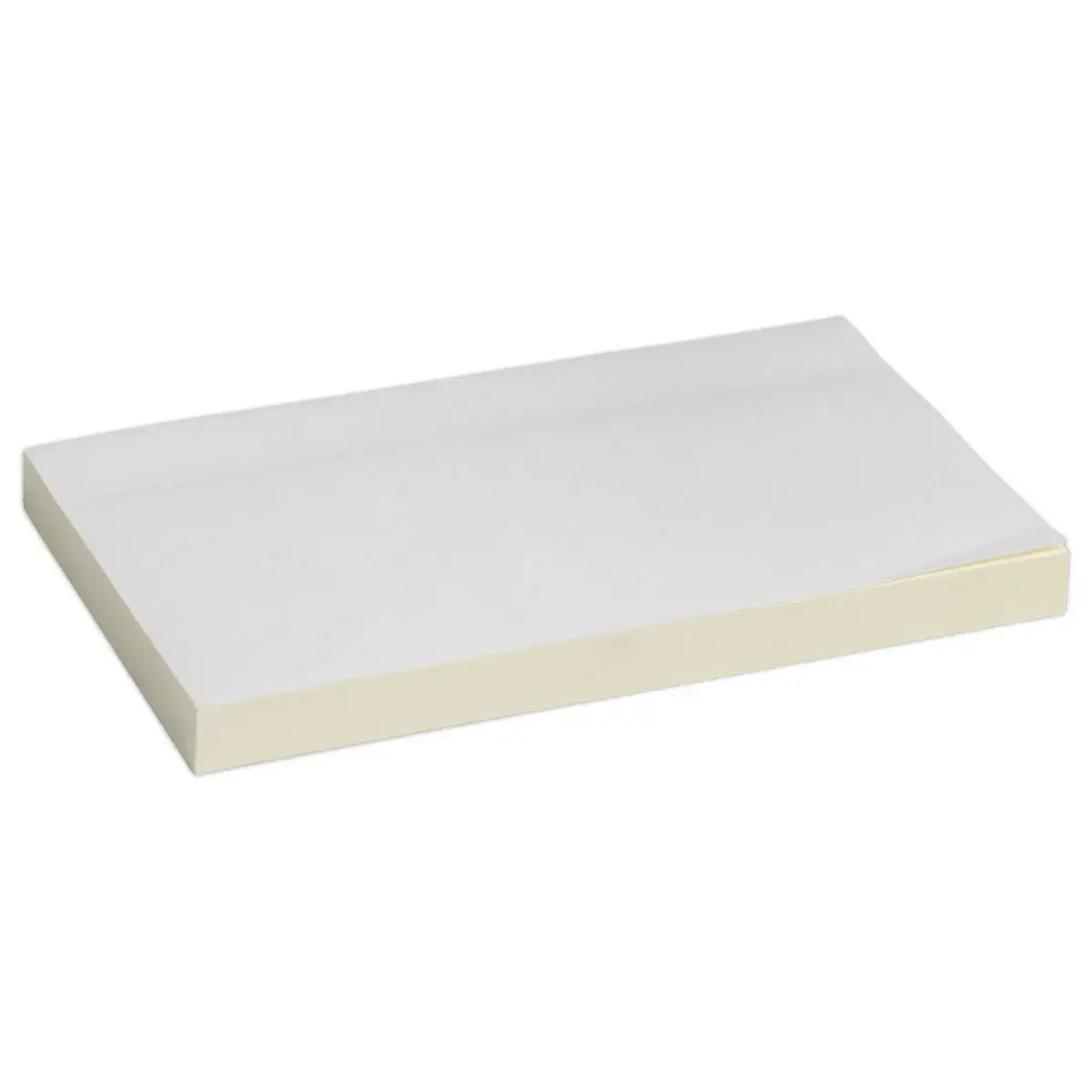 012 Herpositioneerbare memoblaadjes 7,6 x 12,7 cm - Pak van 12 - Geel