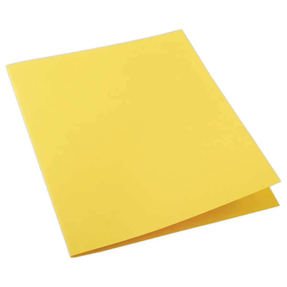 100 Gekleurde kartonnen mappen - Geel - FIDUCIAL