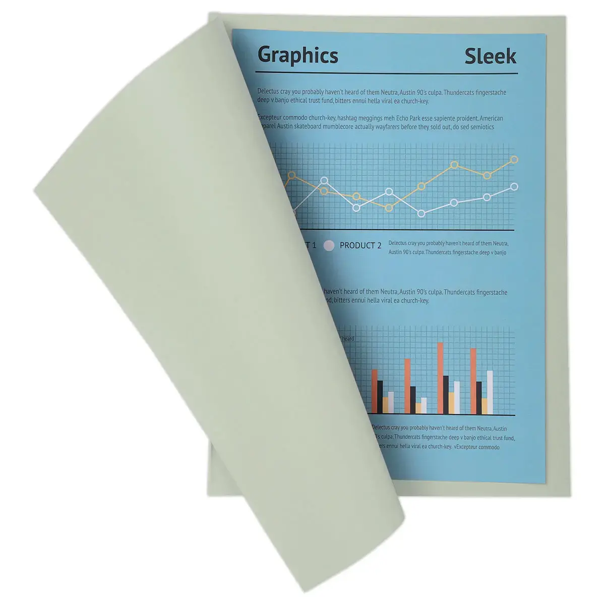 100 Pastelkleurige mappen FIDUCIAL 24x32 cm - 220 g